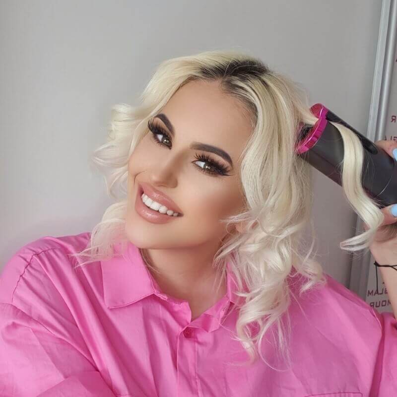 GlowCurl Pro™ – Rizador Automático para Rizos Perfectos en Segundos